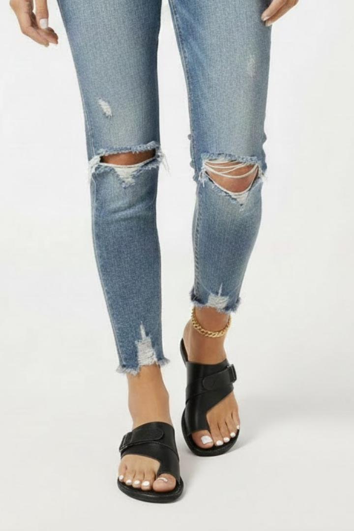 Damen Sandalen Schnallenverschluss Sommer