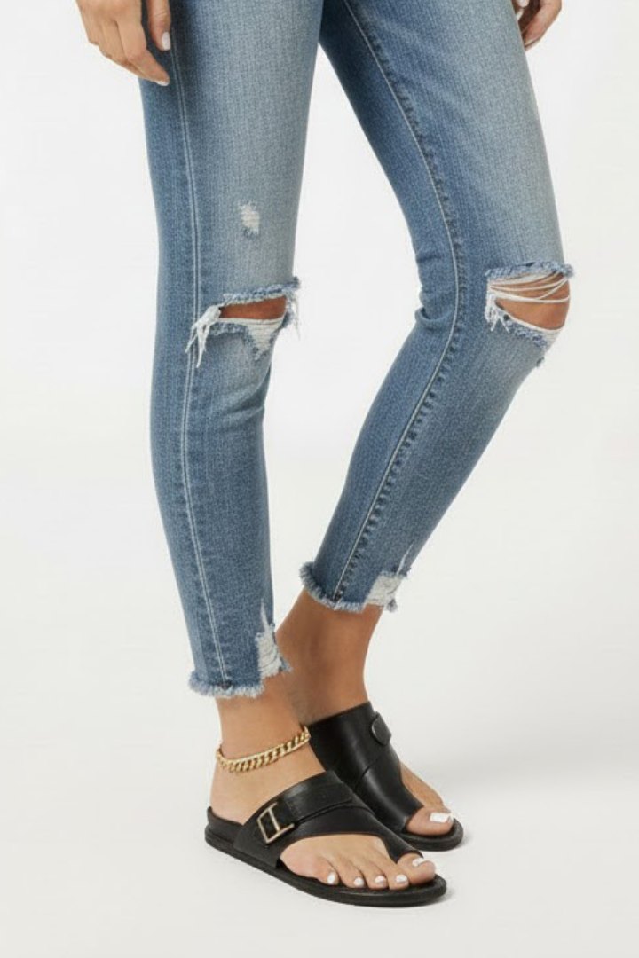 Damen Sandalen Schnallenverschluss Sommer