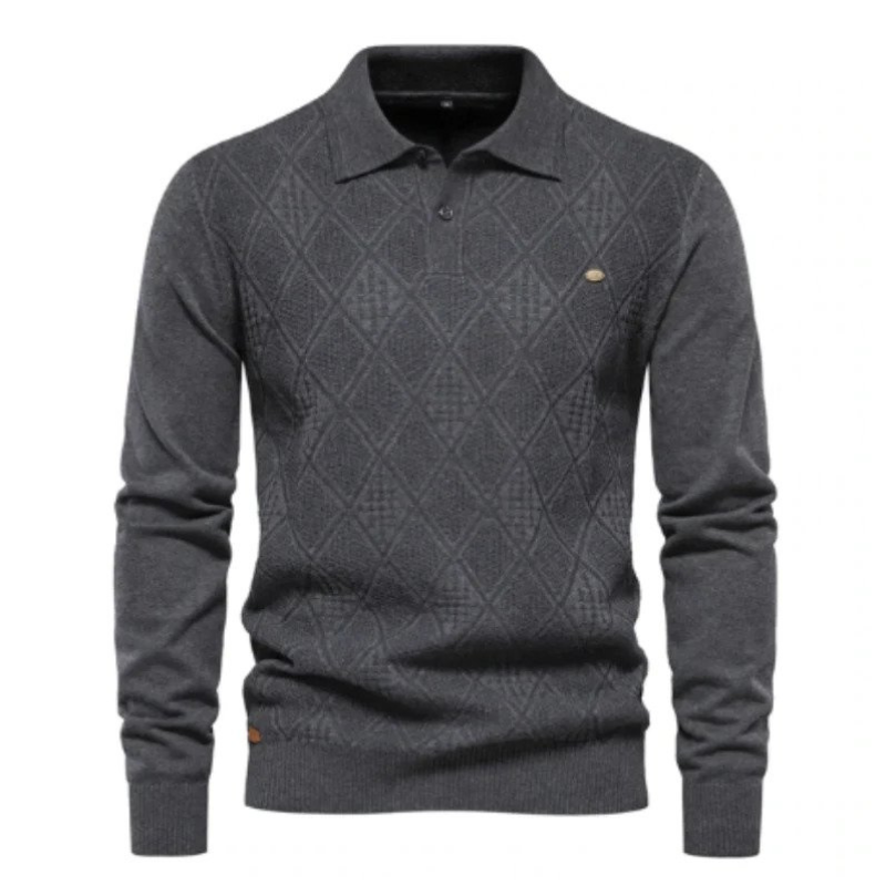 Herren Polo Langarmshirt - Norvielle