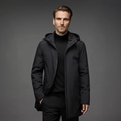 Herren Winterjacke Kapuze Funktionale Ausführung