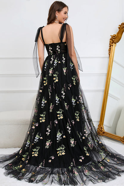Damen Maxi Kleid Blumenmuster Elegantes Design