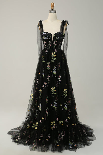 Damen Maxi Kleid Blumenmuster Elegantes Design