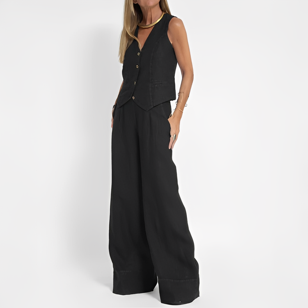 Damen Sommerensemble Zweiteilig Elegantes