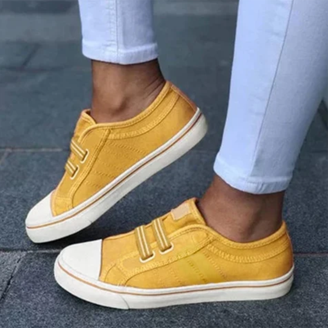 Norvielle Damen Slip-On Turnschuhe Lässig