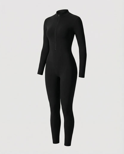 Damen Overall Stehkragen Herbst Farben
