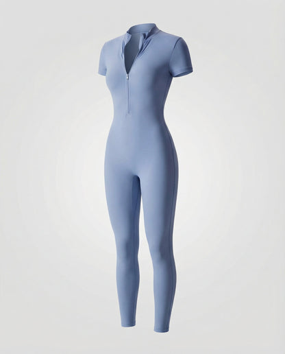 Damen Overall Stehkragen Herbst Farben
