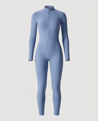 Damen Overall Stehkragen Herbst Farben