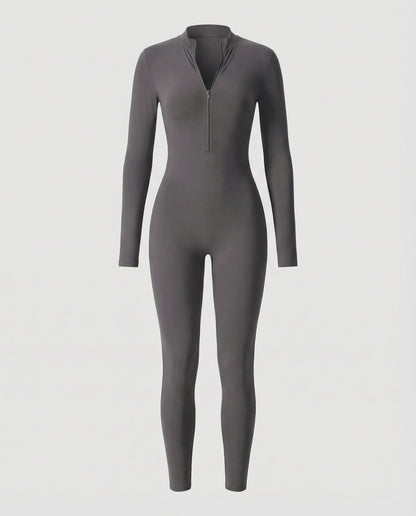 Damen Overall Stehkragen Herbst Farben