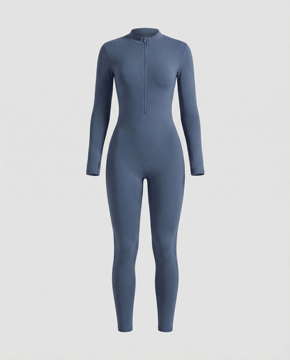Damen Overall Stehkragen Herbst Farben