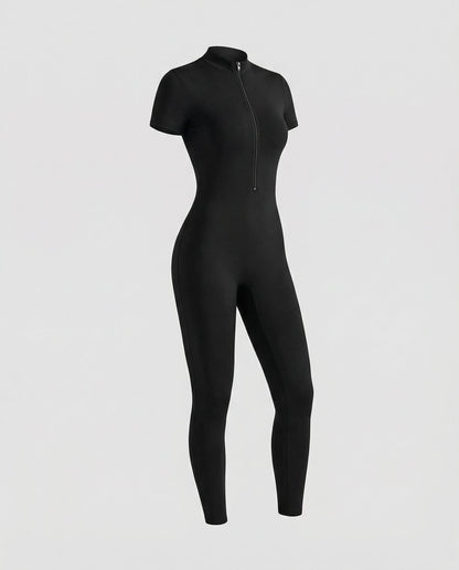 Damen Overall Stehkragen Herbst Farben