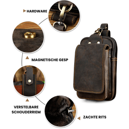 Leder Herren Hüfttasche Echtleder