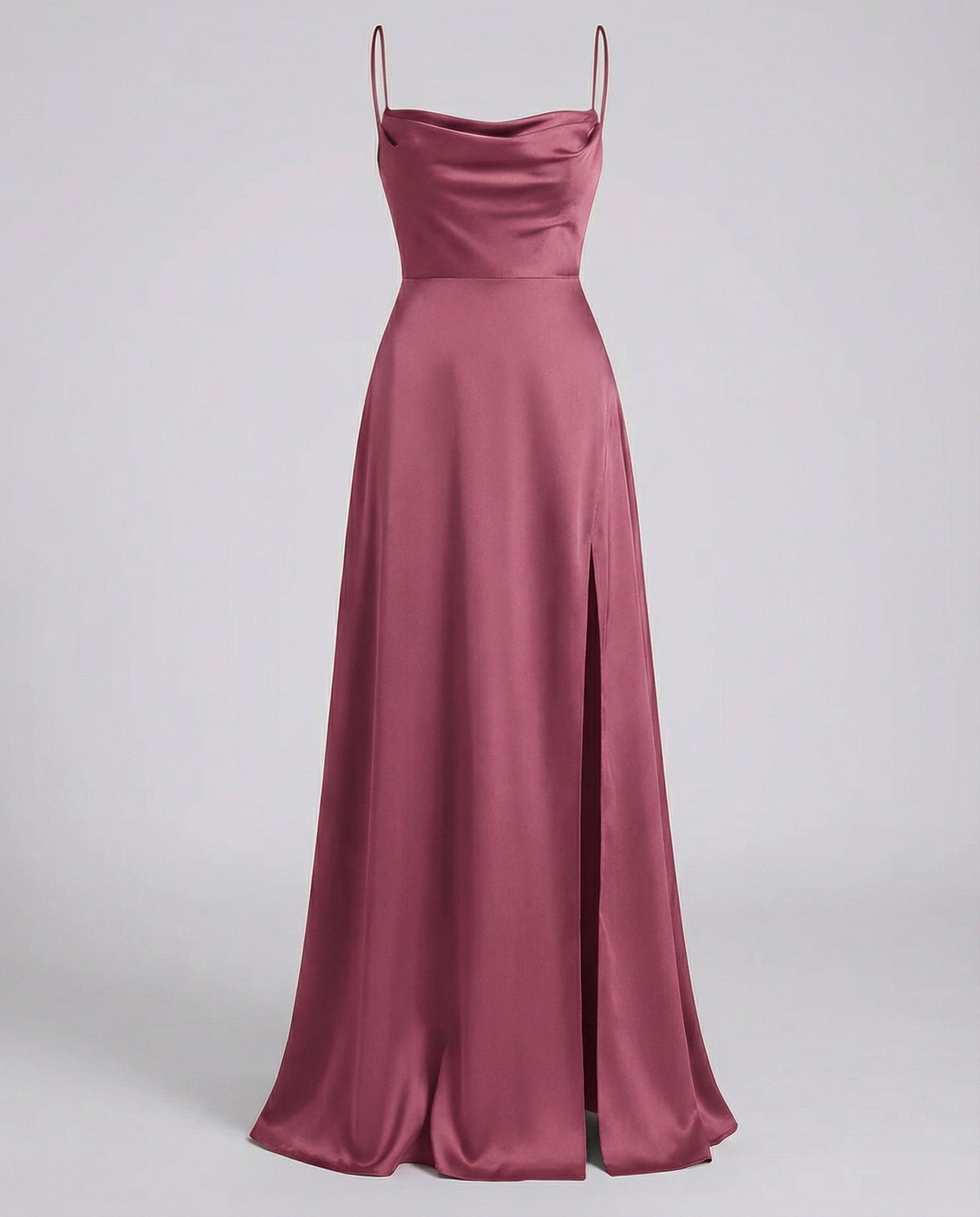 Damen Abendkleid Maxi mit Hochschlitz