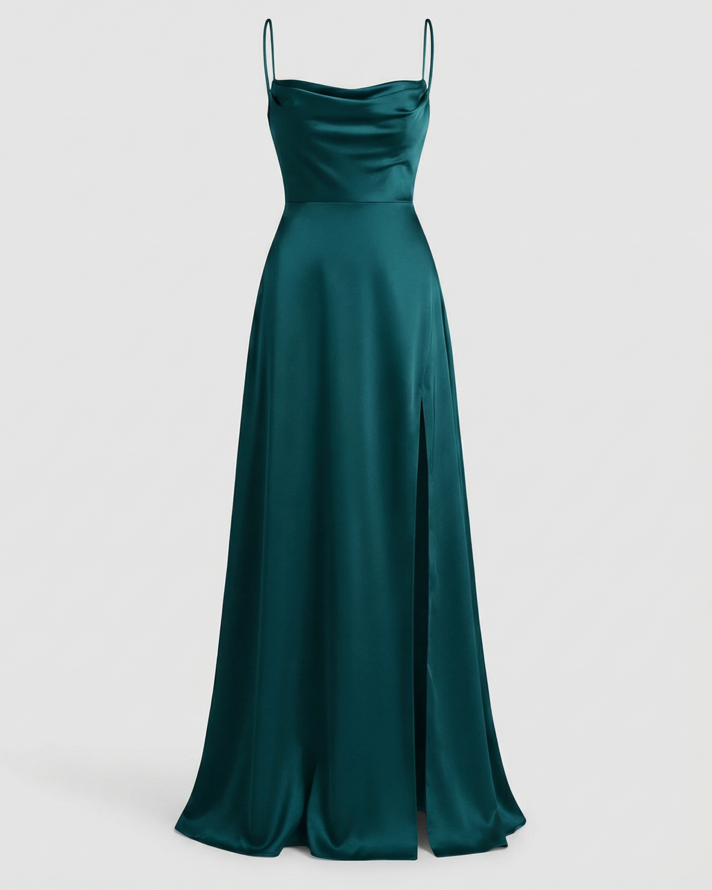 Damen Abendkleid Maxi mit Hochschlitz