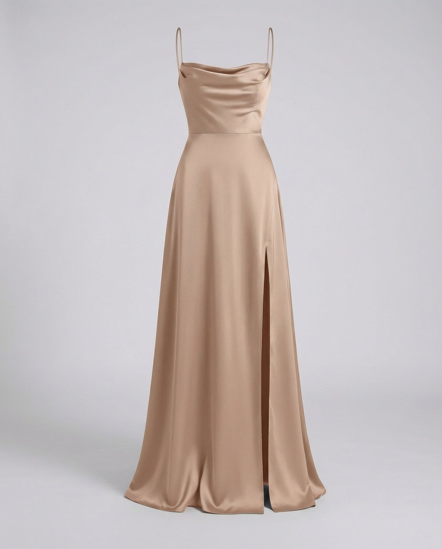 Damen Abendkleid Maxi mit Hochschlitz