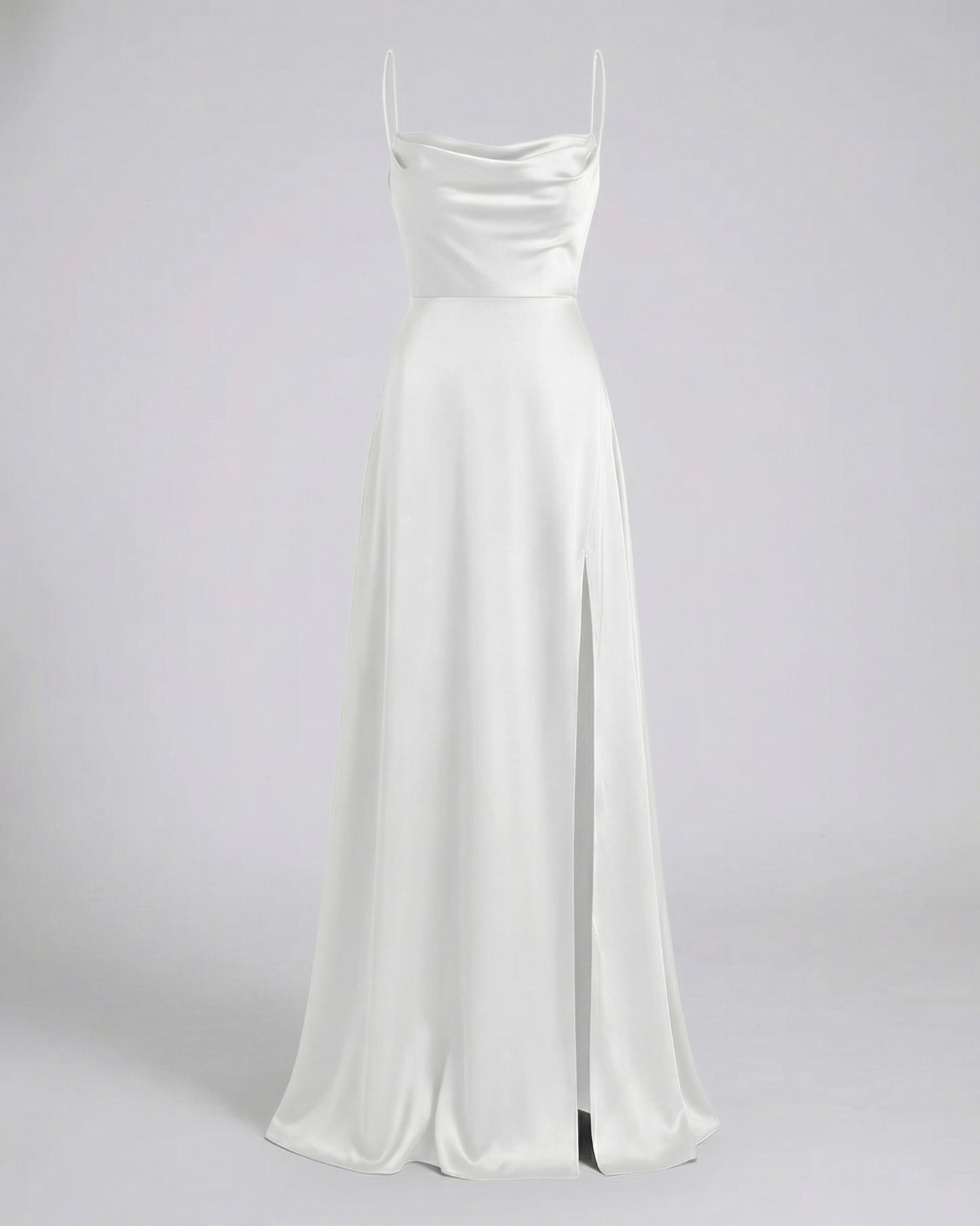 Damen Abendkleid Maxi mit Hochschlitz
