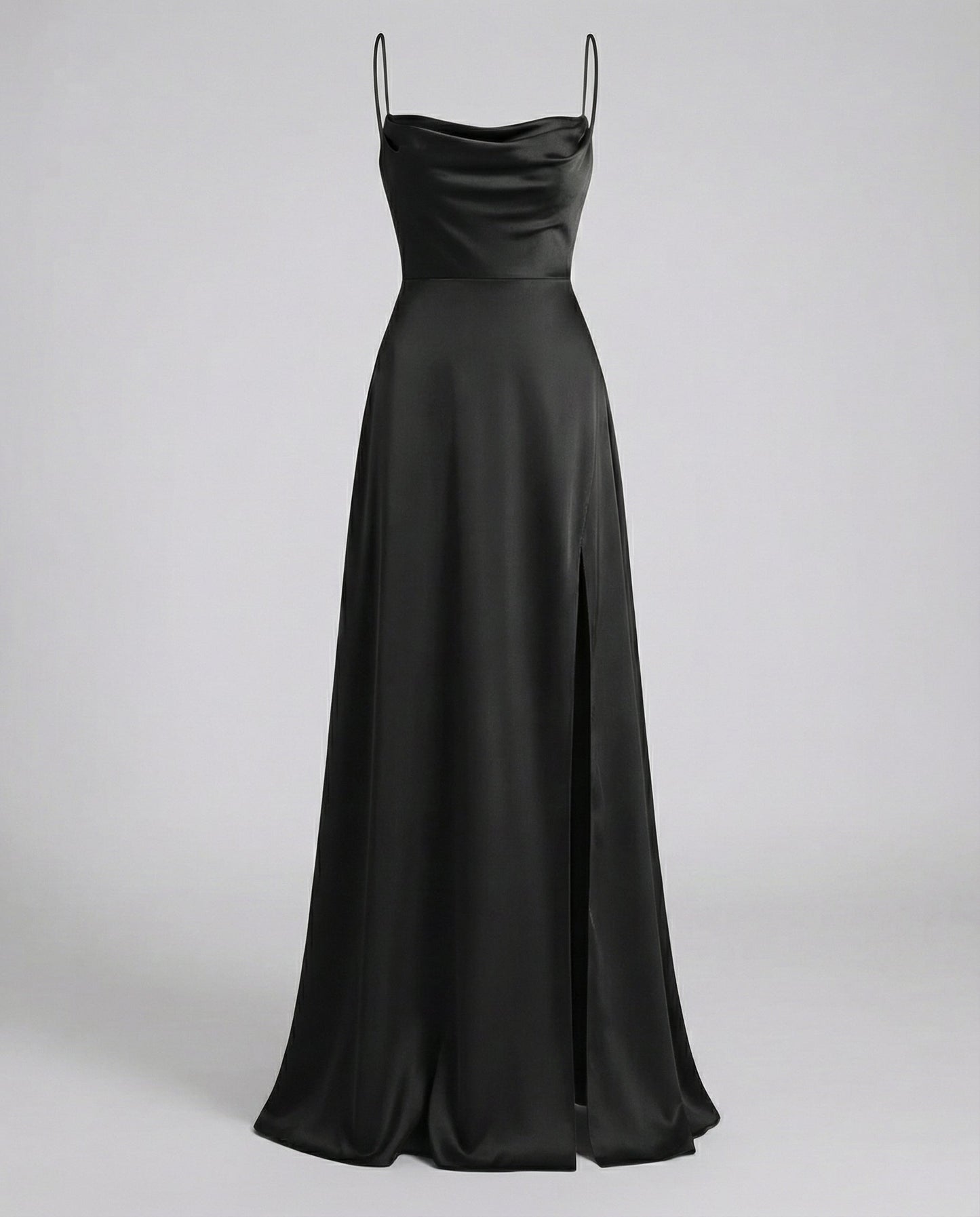 Damen Maxi Abendkleid Hochschlitz