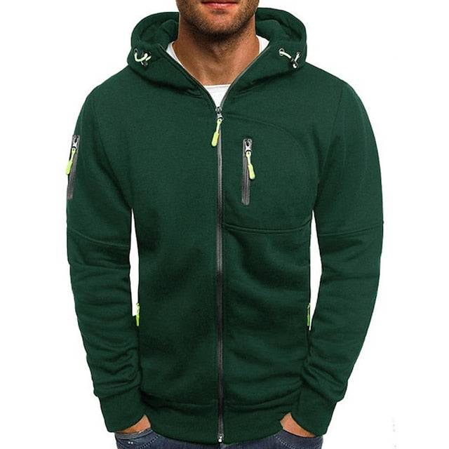 Herren Winterjacke Reißverschluss