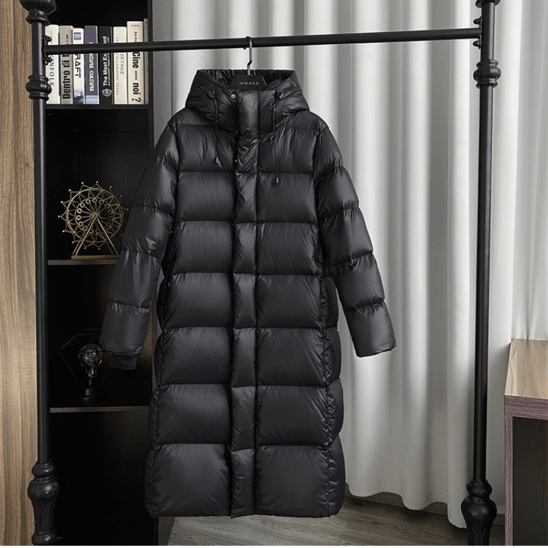 Damen Winterjacke Isoliert Mit Kapuze