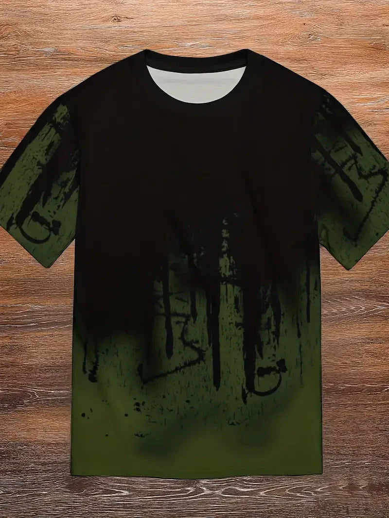 Zachary T-Shirt | Herren Casual Splash Print Hemd-Chaps Herrenmode