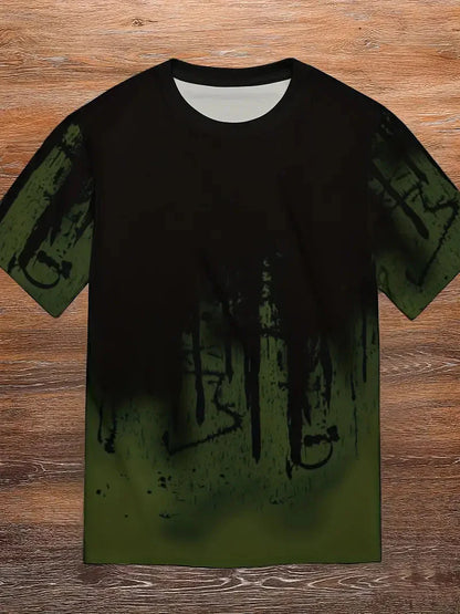 Zachary T-Shirt | Herren Casual Splash Print Hemd-Chaps Herrenmode