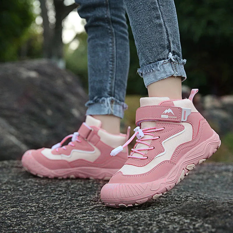 Kinder Trekking Schuhe Klettverschluss - Eveloria