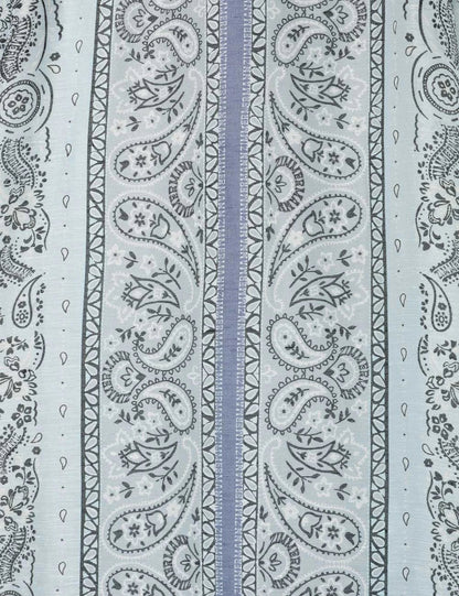 Damen Zweiteiler Paisley Bluse Maxi Rock Elegant