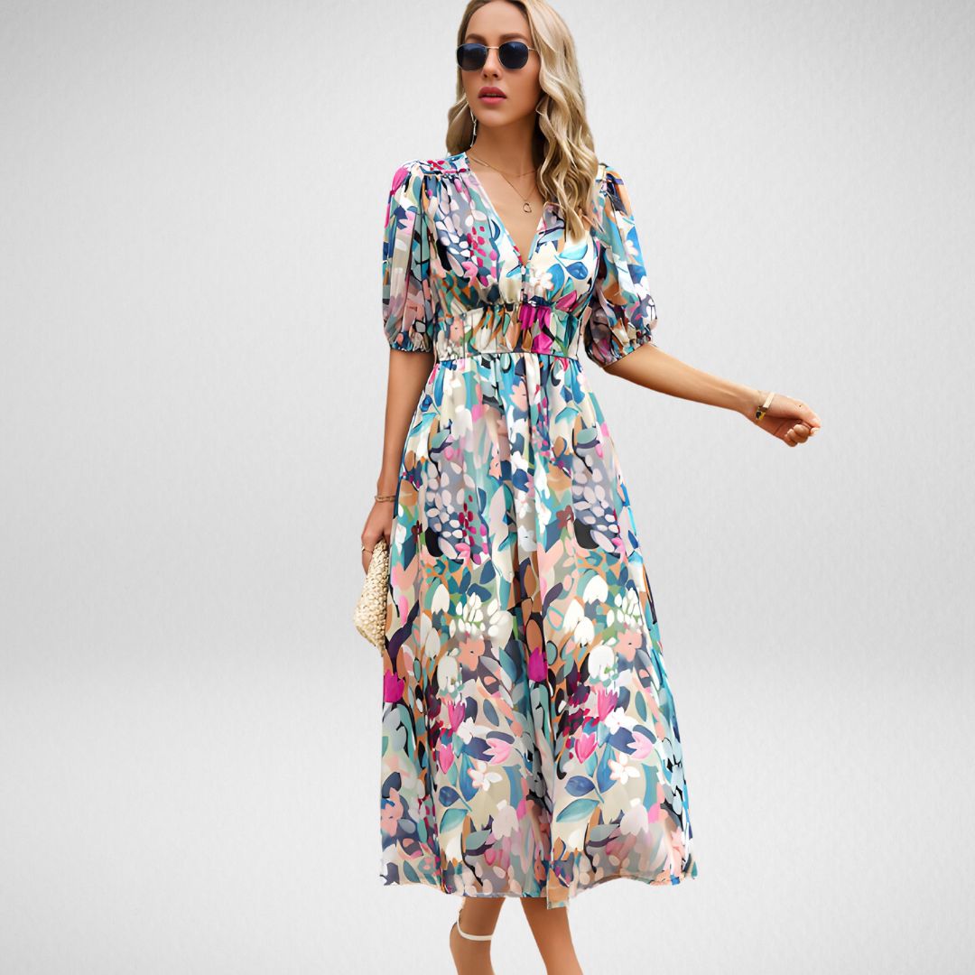 Norvielle Damen Midi-Kleid Juliet