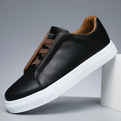 Alexander Herren Sneaker Leder Weiß