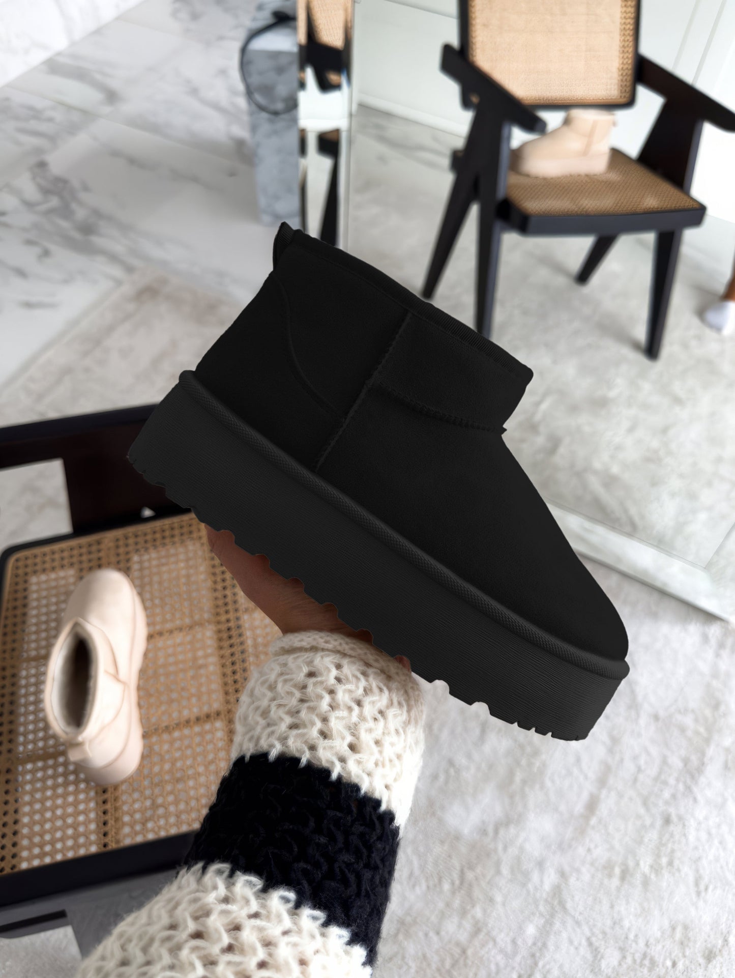 Damen Bequeme Stiefel