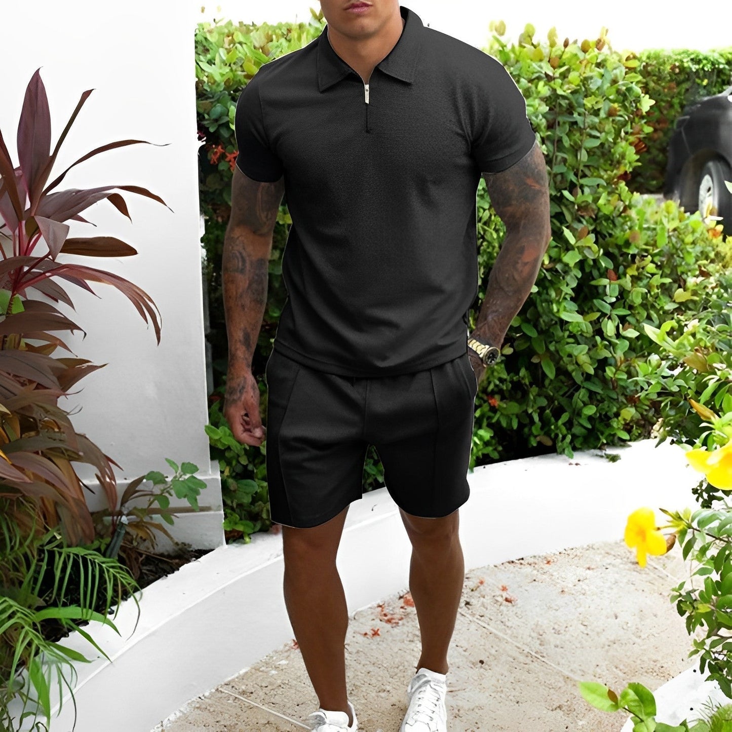 Männer Sommer Set T-Shirt und Shorts - Norvielle