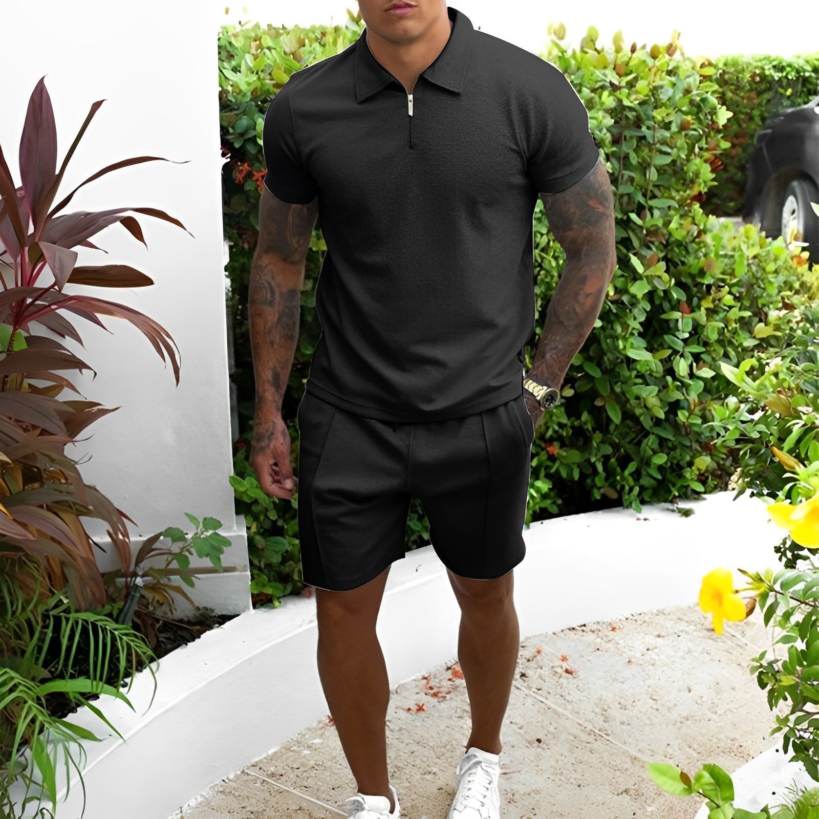 Männer Sommer Set T-Shirt und Shorts - Norvielle