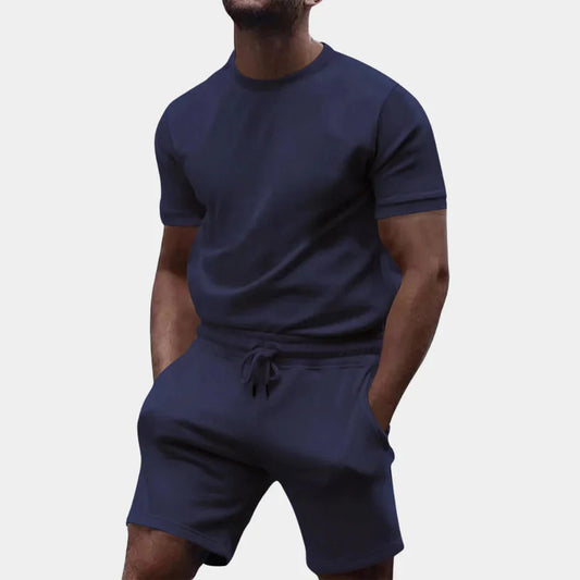 Herren Kurzarm T-Shirt und Shorts Set - Norvielle