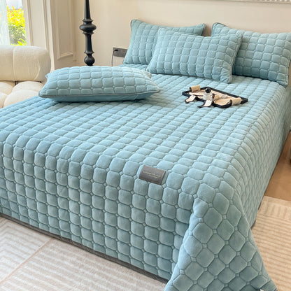 Weiche Tagesdecke Quadratisch Moderner Stil