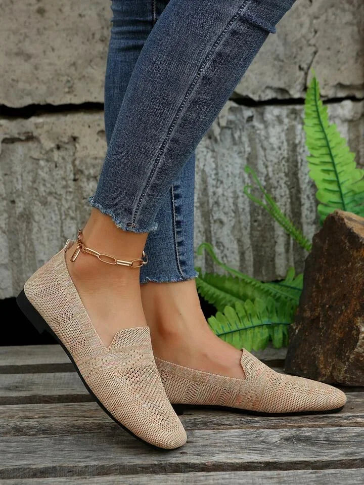 Norvielle Damen Flache Schuhe Rutschfest