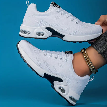 Norvielle Damen Luftkissen Sneaker Komfortabel Weich