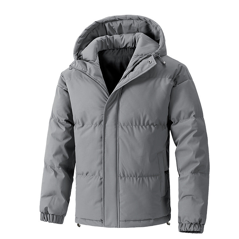 Herren Winterjacke Gewatteert Mit Kapuze