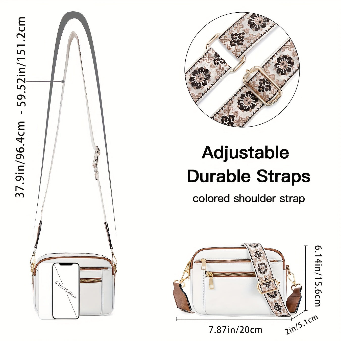 Retro Boho Chic Schultertasche Leder