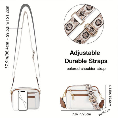 Retro Boho Chic Schultertasche Leder