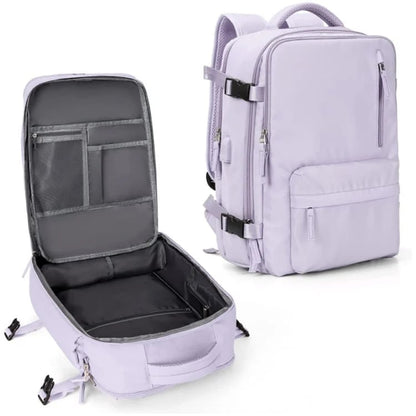 Damen Reise-Rucksack 35L Wasserdicht mit USB-Anschluss