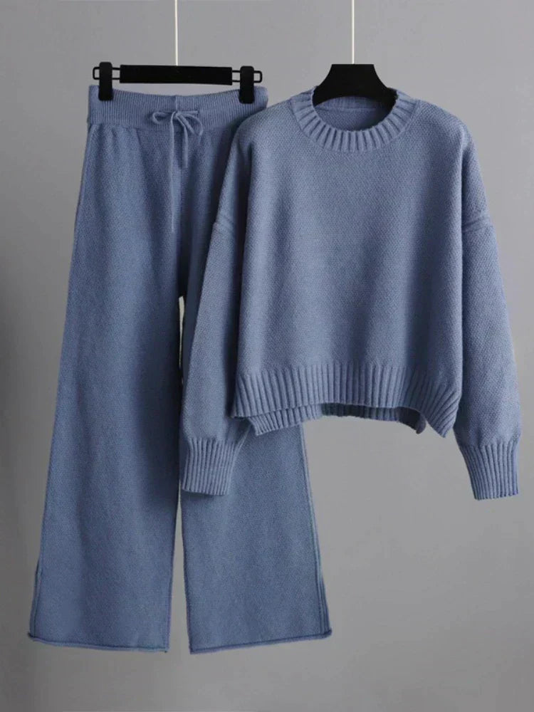 Norvielle Damen Tricot-Set mit Kordelzug