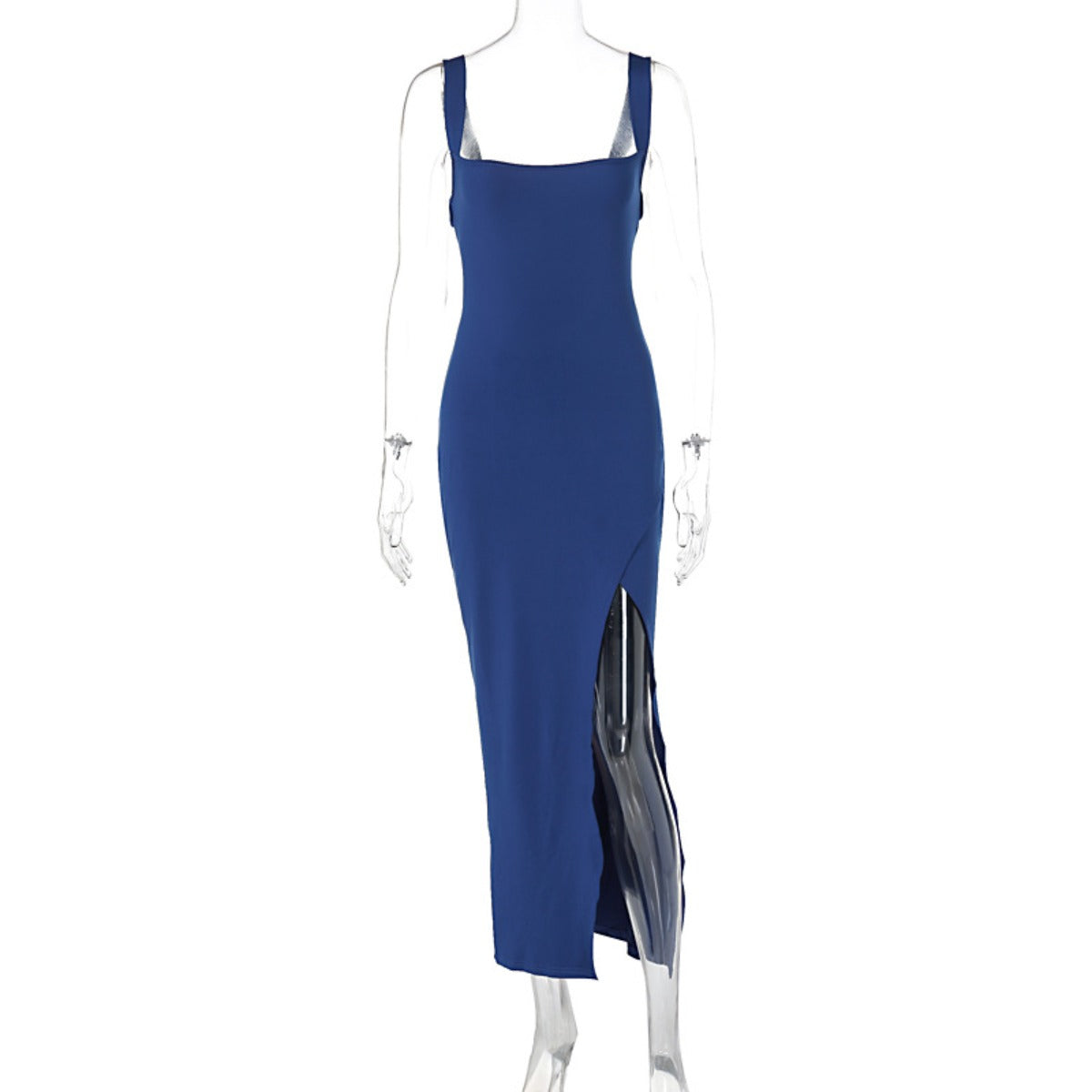 Norvielle Damen Kleid mit Geteilten Hosenträgern