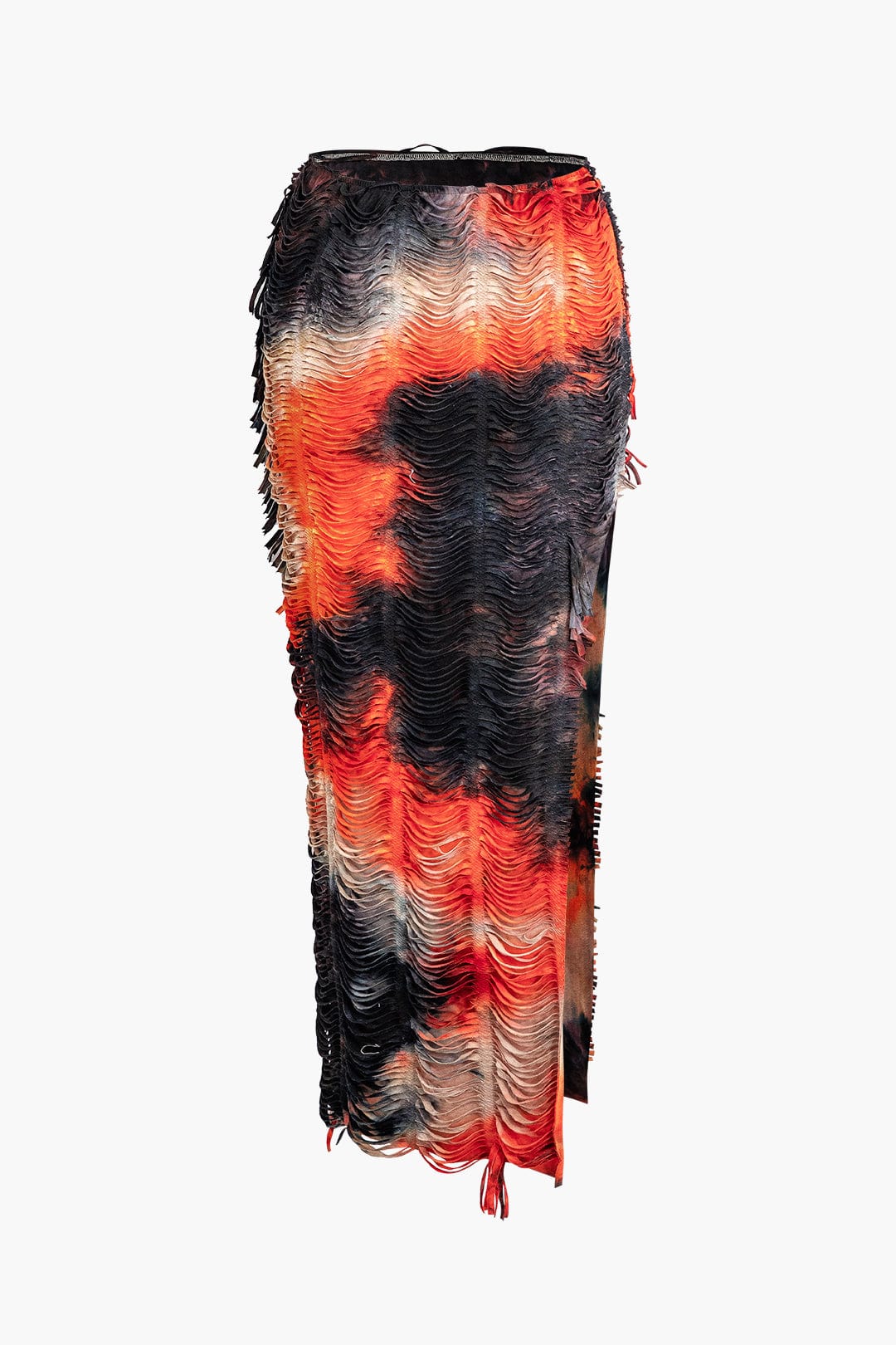 Damen Fransen-Zweiteiler und Rock
