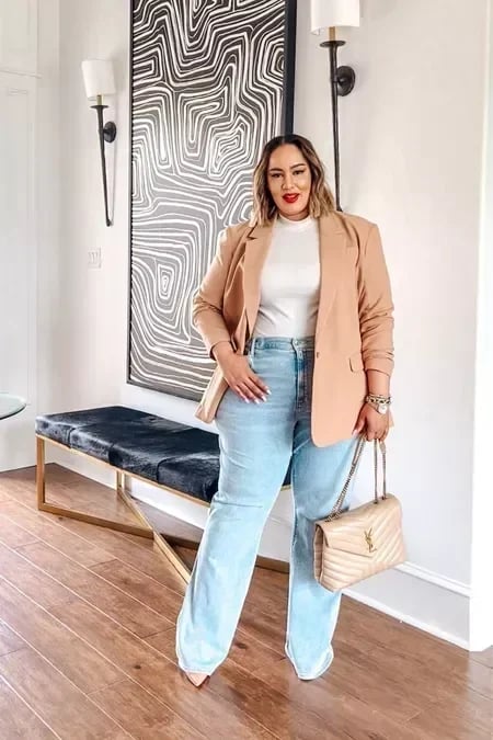 Hohe Damen-Schlaghose Retro-Style Zeitloser Schnitt