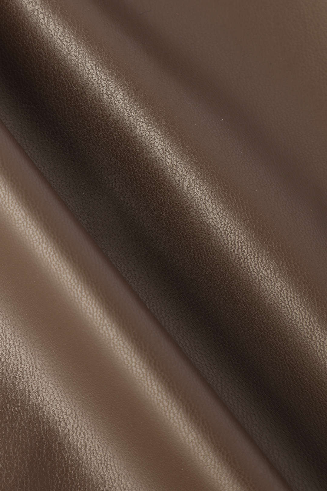 Damen Midirock Kunstleder Asymmetrisch