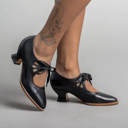 Damen Schnürpumps mit Absatz