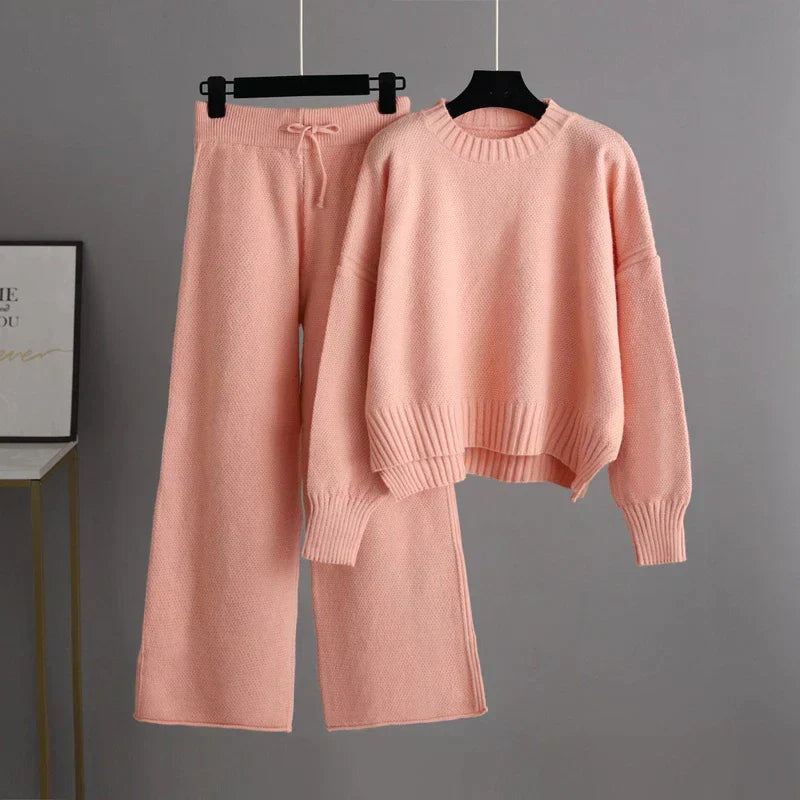 Norvielle Damen Tricot-Set mit Kordelzug