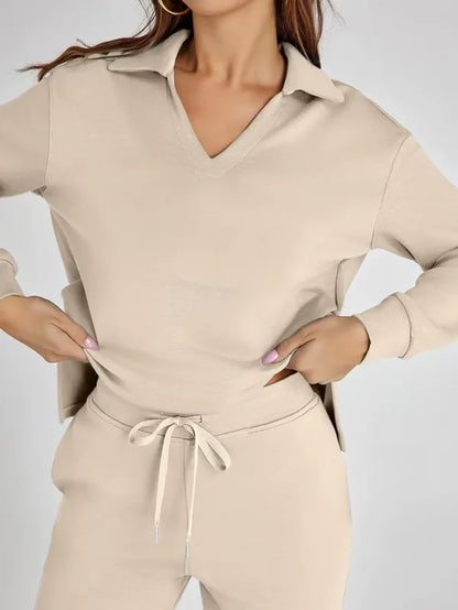 Damen Hoodie-Set Weich Warm Bequem