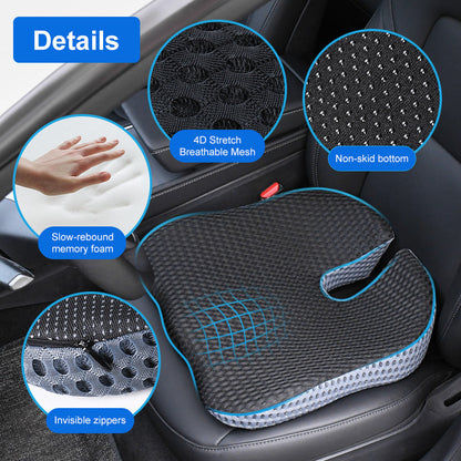 Ergonomisches Sitzkissen Dreieck Memory Foam Atmungsaktiv