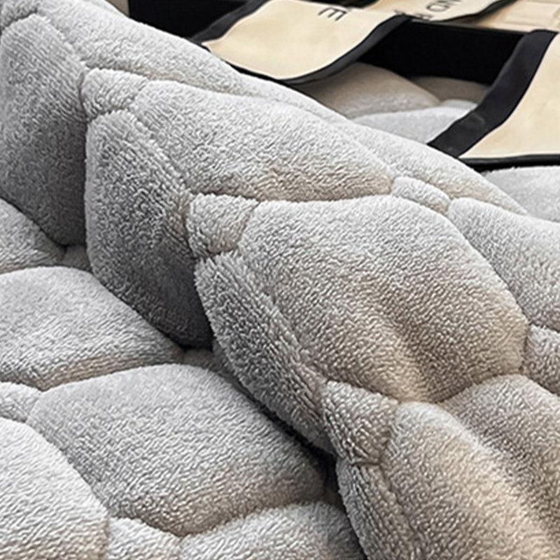 Weiche Tagesdecke Quadratisch Moderner Stil