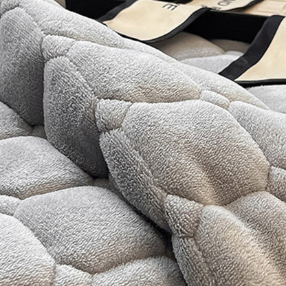 Weiche Tagesdecke Quadratisch Moderner Stil